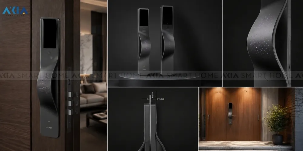Khóa Cửa Thông Minh Nhận Diện Khuôn Mặt Lockin V7 Max 14 Khóa Cửa Thông Minh Lockin V7 Max - Akia Smart Home