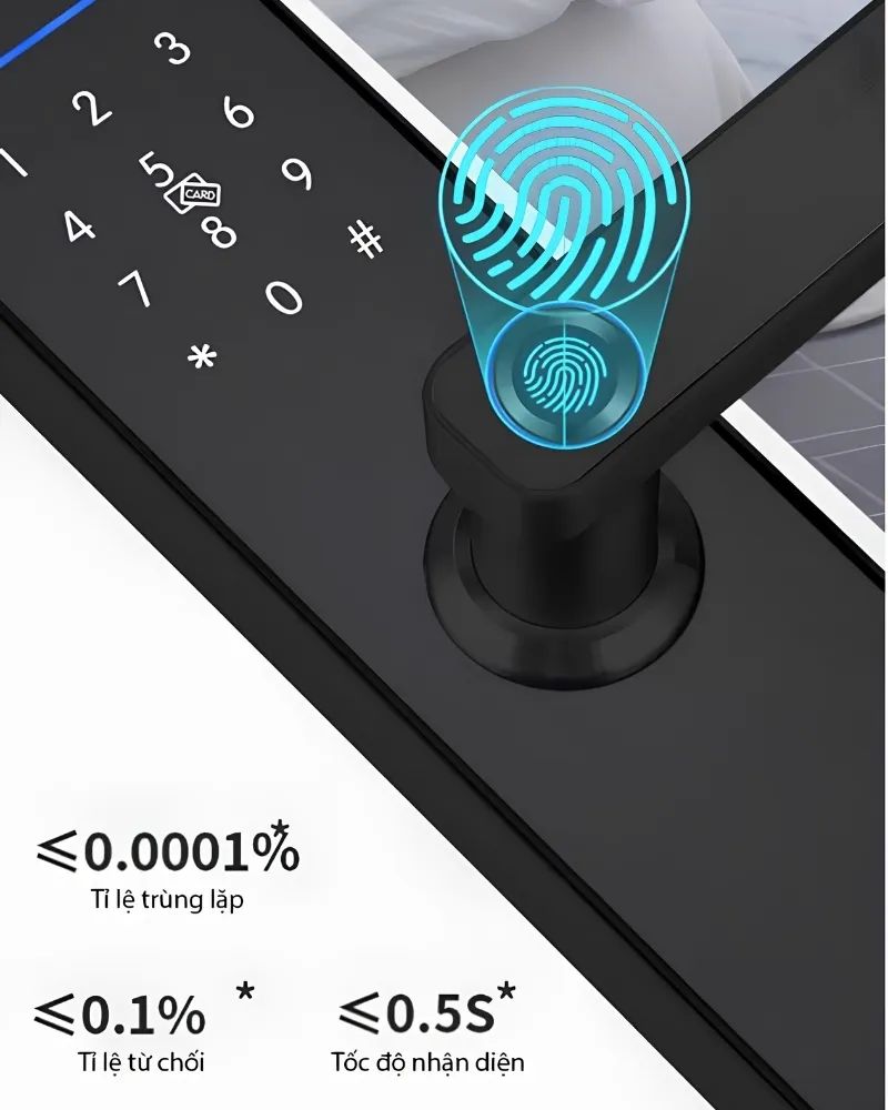 Khoá Cửa Vân Tay Laffer Lx08 Cho Cửa Gỗ 16 Khoá Cửa Vân Tay Laffer Lx08 Cho Cửa Gỗ - Akia Smart Home
