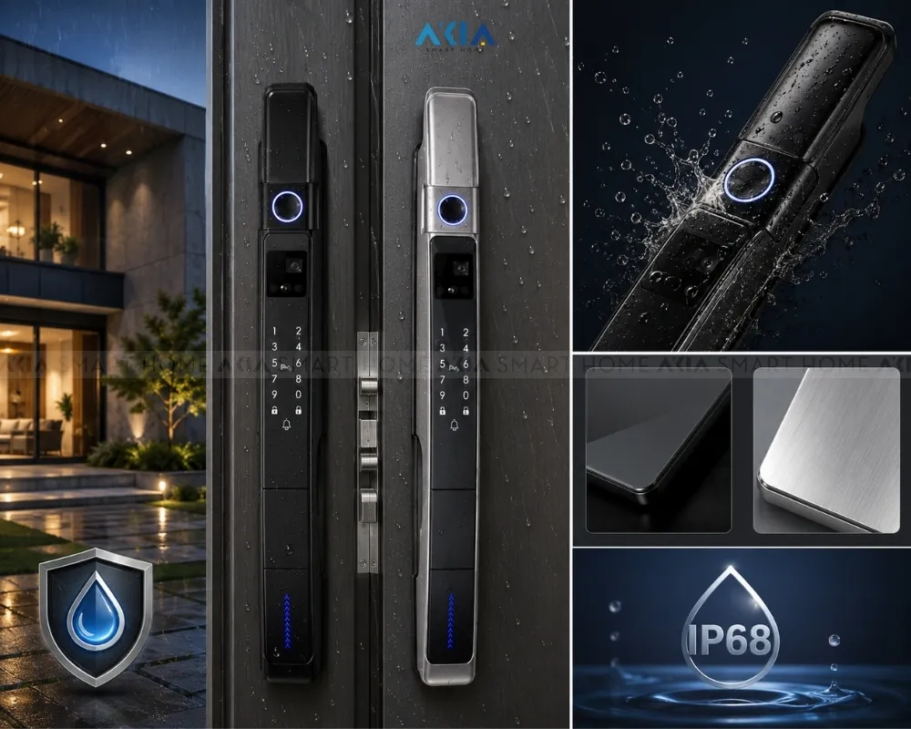 Khóa Cửa Vân Tay Nhận Diện Khuôn Mặt Laffer Xd02 11 Khóa Cửa Vân Tay Nhận Diện Khuôn Mặt Laffer Xd02 - Akia Smart Home