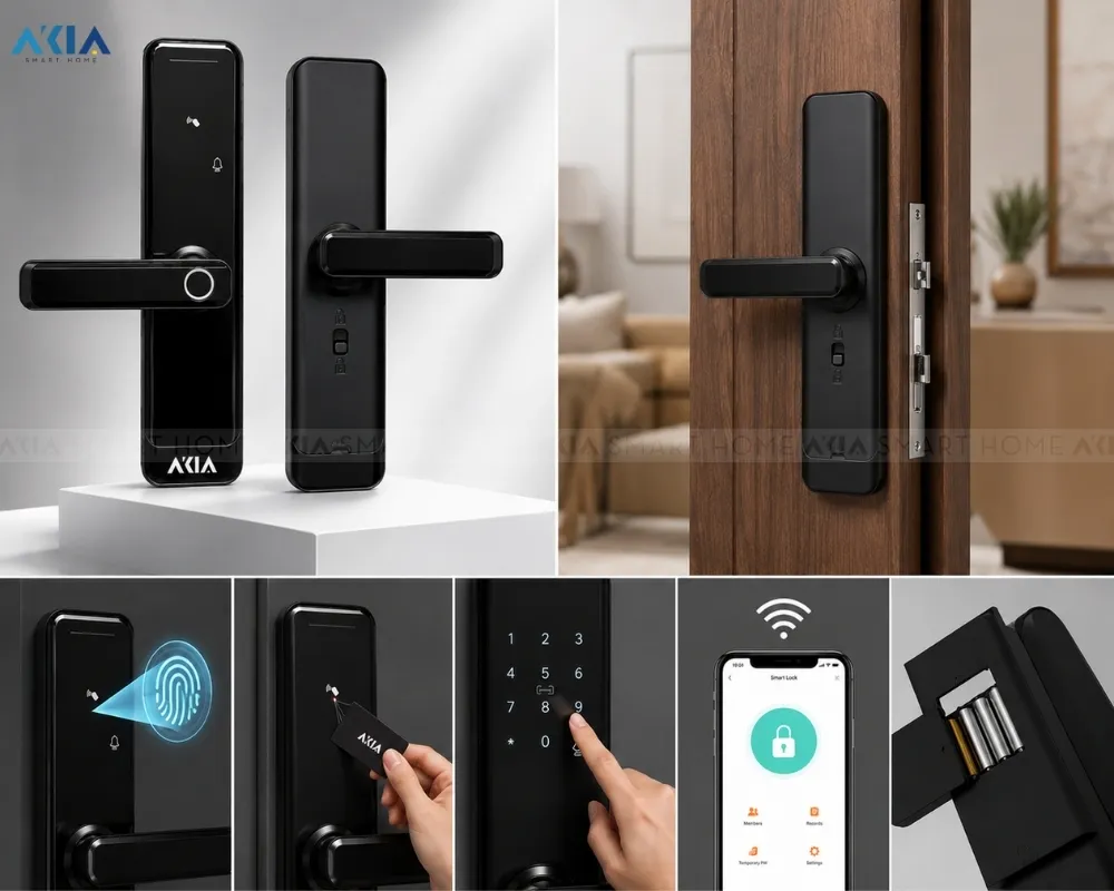Khóa Vân Tay Thông Minh Akia Azt-27 25 Khóa Vân Tay Thông Minh Akia Azt-27 - Akia Smart Home