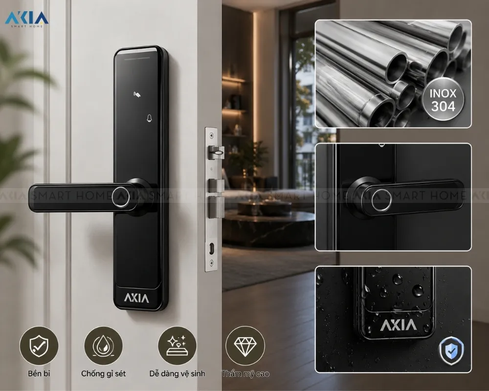 Khóa Vân Tay Thông Minh Akia Azt-27 29 Khóa Vân Tay Thông Minh Akia Azt-27 - Akia Smart Home