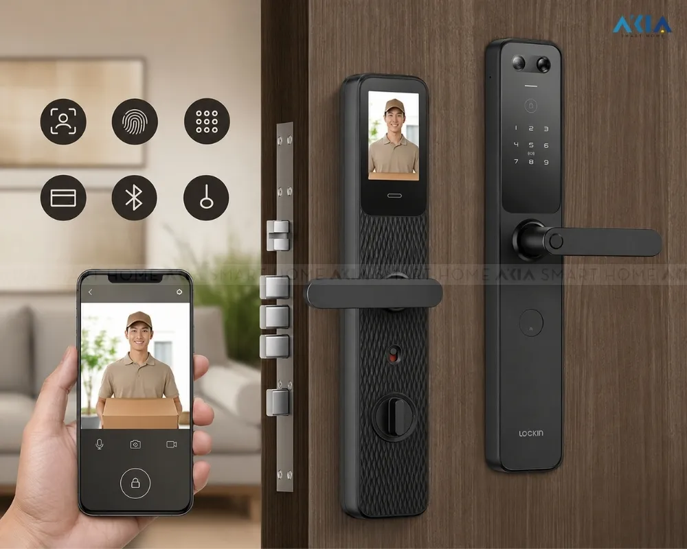 Khóa Vân Tay Thông Minh Lockin X9 Pro 8 Khóa Vân Tay Thông Minh Lockin X9 Pro - Akia Smart Home