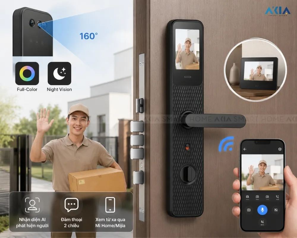 Khóa Vân Tay Thông Minh Lockin X9 Pro 10 Khóa Vân Tay Thông Minh Lockin X9 Pro - Akia Smart Home