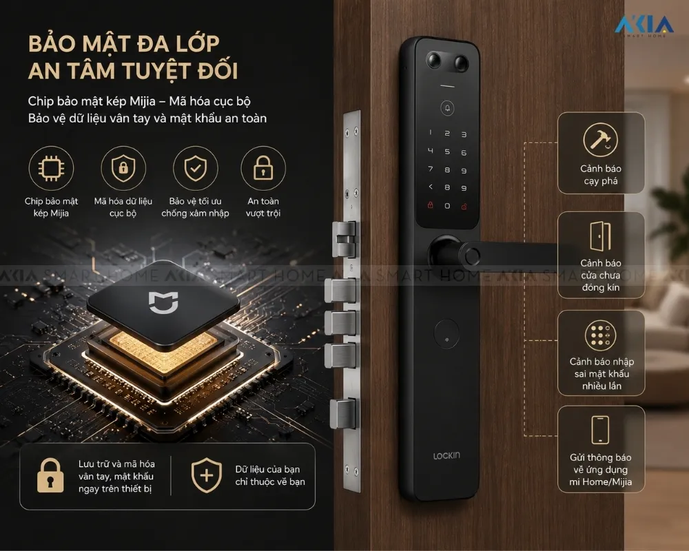 Khóa Vân Tay Thông Minh Lockin X9 Pro 12 Khóa Vân Tay Thông Minh Lockin X9 Pro - Akia Smart Home