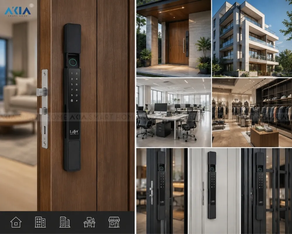 Khóa Vân Tay Tự Động Laffer Xf93 14 Khóa Vân Tay Tự Động Laffer Xf93 - Akia Smart Home