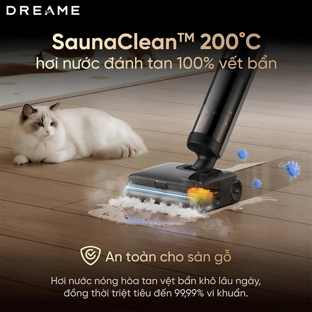 Máy Hút Bụi Lau Nhà Dreame H16 Steam 12 Máy Hút Bụi Lau Nhà Dreame H16 Steam - Akia Smart Home