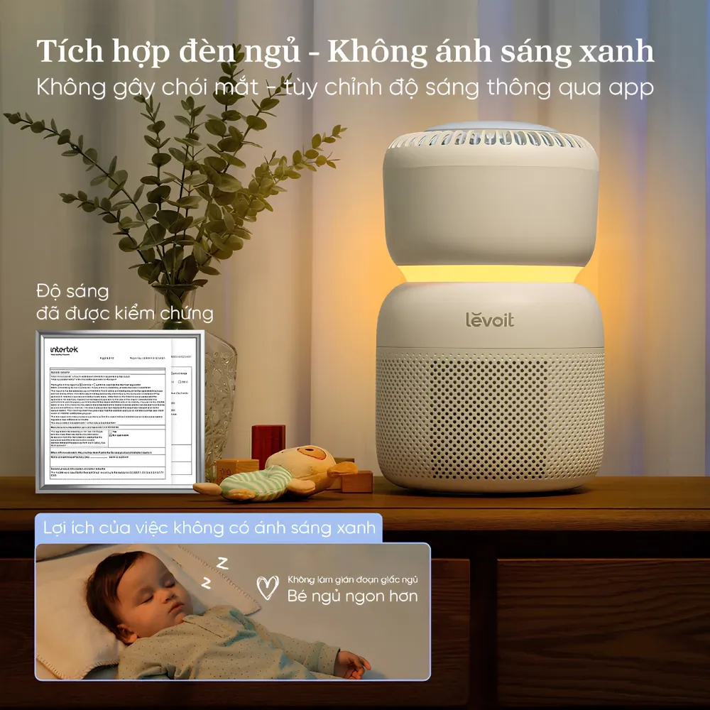 Máy Lọc Không Khí Cho Trẻ Sơ Sinh Levoit Sprout 12 Máy Lọc Không Khí Cho Trẻ Sơ Sinh Levoit Sprout - Akia Smart Home
