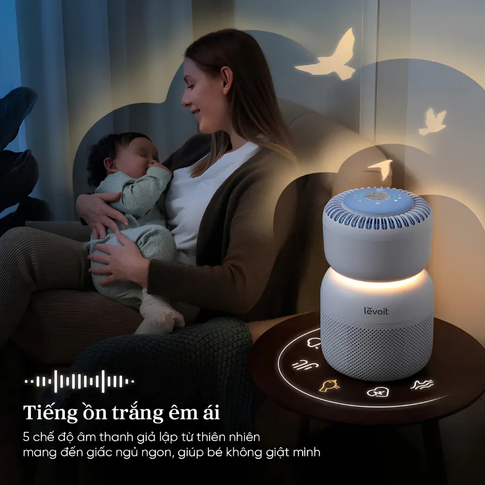 Máy Lọc Không Khí Cho Trẻ Sơ Sinh Levoit Sprout 13 Máy Lọc Không Khí Cho Trẻ Sơ Sinh Levoit Sprout - Akia Smart Home