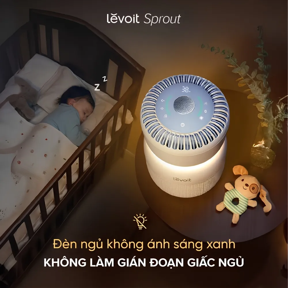 Máy Lọc Không Khí Cho Trẻ Sơ Sinh Levoit Sprout 8 Máy Lọc Không Khí Cho Trẻ Sơ Sinh Levoit Sprout - Akia Smart Home