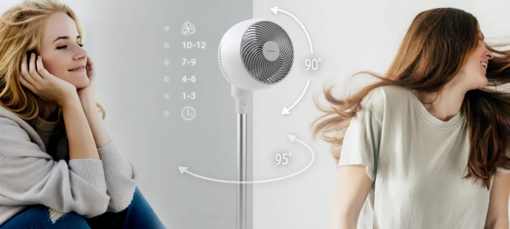 Quạt Đối Lưu Không Khí Acerpure Cozy F1-Af551-20W 13 Quạt Đối Lưu Không Khí F1-Af551-20W-Air Circulator White Avn - Akia Smart Home