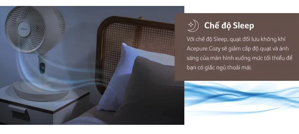 Quạt Tuần Hoàn Đối Lưu Không Khí Acerpure Cozy F2 48 Quạt Tuần Hoàn Đối Lưu Không Khí Acerpure Cozy F2 - Akia Smart Home