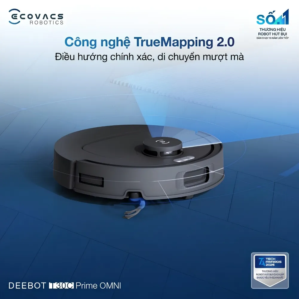 Robot Hút Bụi Lau Nhà Ecovacs Deebot T30C Prime Omni 14 Robot Hút Bụi Lau Nhà Ecovacs Deebot T30C Prime Omni - Akia Smart Home