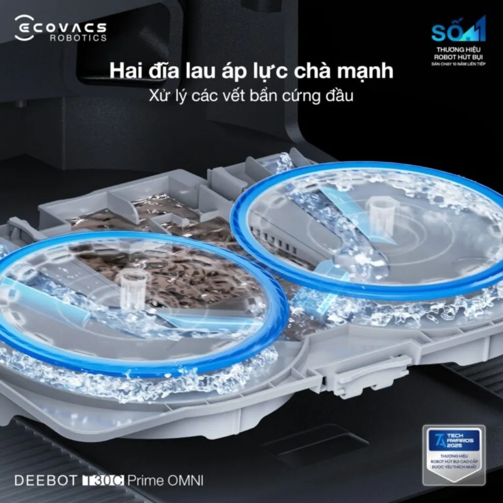 Robot Hút Bụi Lau Nhà Ecovacs Deebot T30C Prime Omni 20 Robot Hút Bụi Lau Nhà Ecovacs Deebot T30C Prime Omni - Akia Smart Home