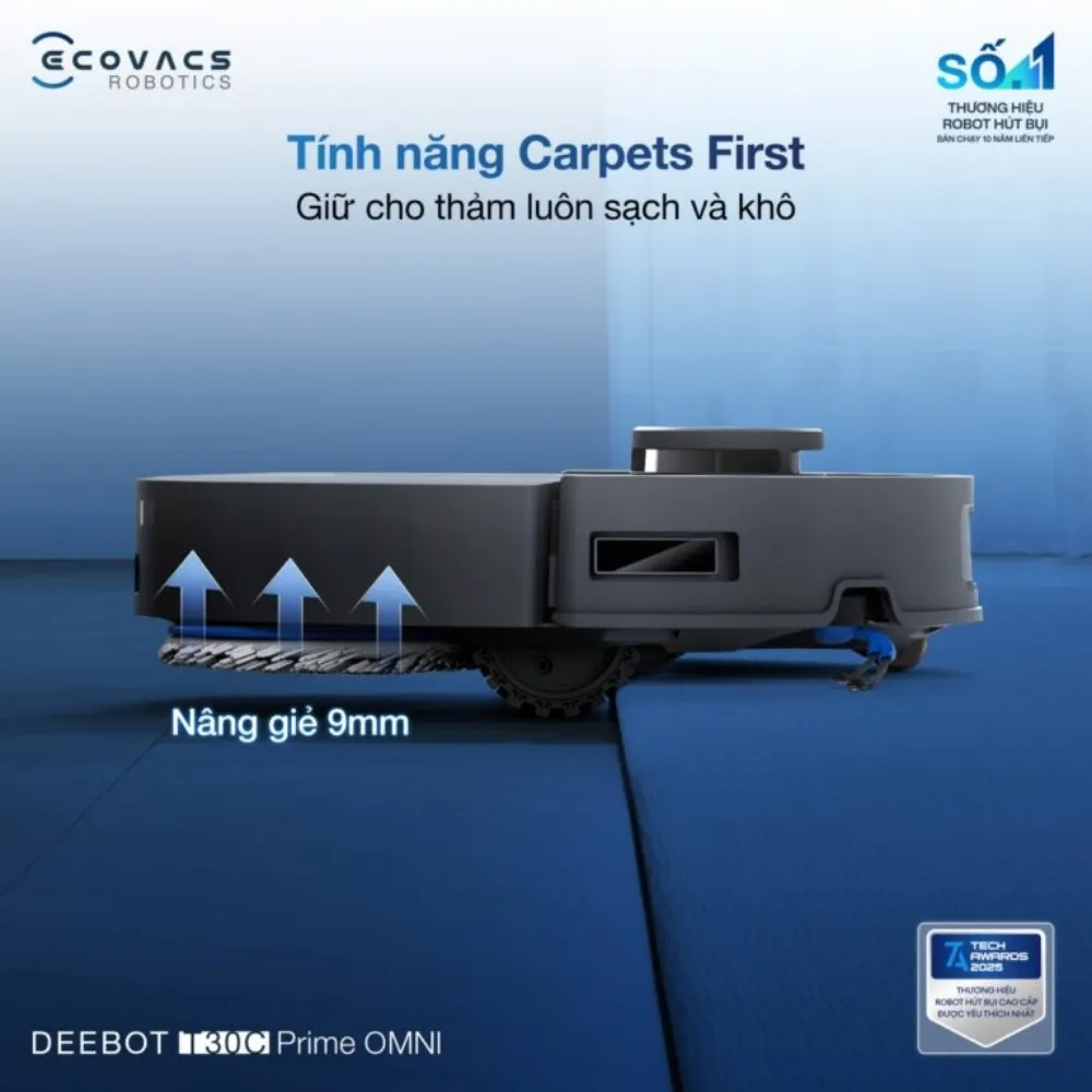 Robot Hút Bụi Lau Nhà Ecovacs Deebot T30C Prime Omni 19 Robot Hút Bụi Lau Nhà Ecovacs Deebot T30C Prime Omni - Akia Smart Home