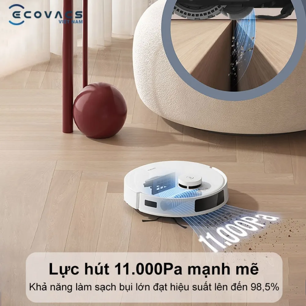 Robot Hút Bụi Lau Nhà Ecovacs Deebot T30E Pro Omni 11 Robot Hút Bụi Lau Nhà Ecovacs Deebot T30E Pro Omni - Akia Smart Home