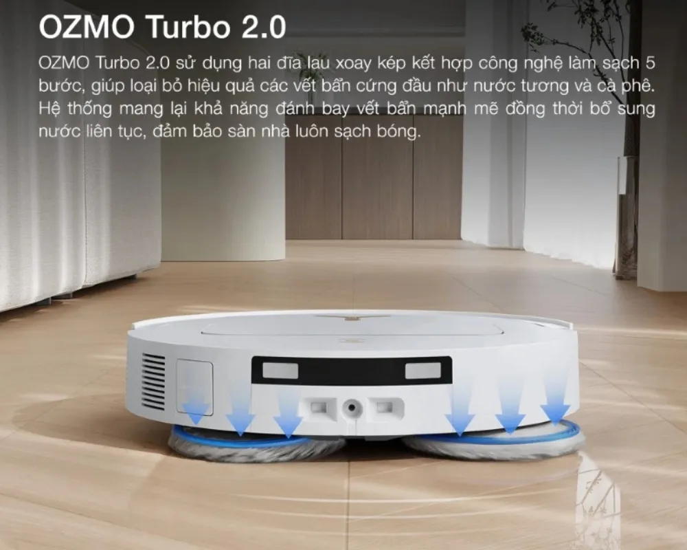 Robot Hút Bụi Lau Nhà Ecovacs Deebot T50S Pro Omni - Akia Smart Home