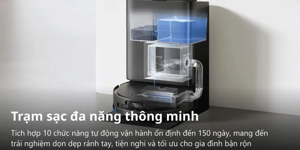 Robot Hút Bụi Lau Nhà Ecovacs Deebot T80S Omni - Akia Smart Home
