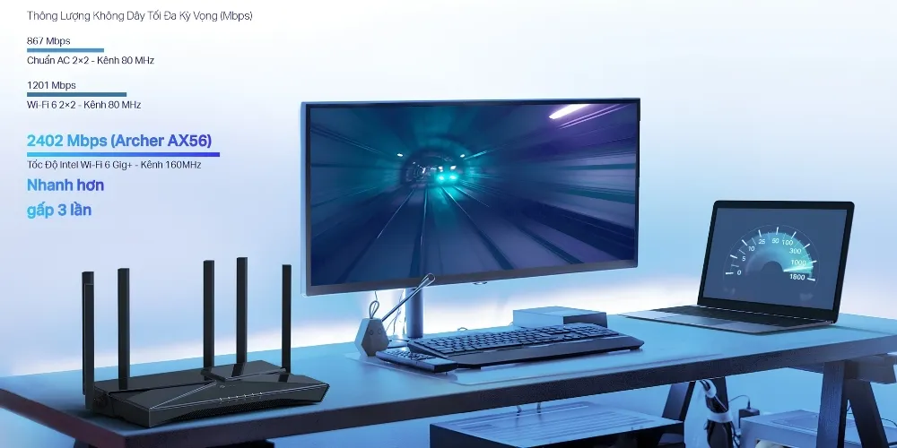 Router Wifi 6 Tp-Link Archer Ax56 Gigabit Ax3000 23 Router Wifi 6 Tp-Link Archer Ax56 Gigabit Ax3000 - Akia Smart Home