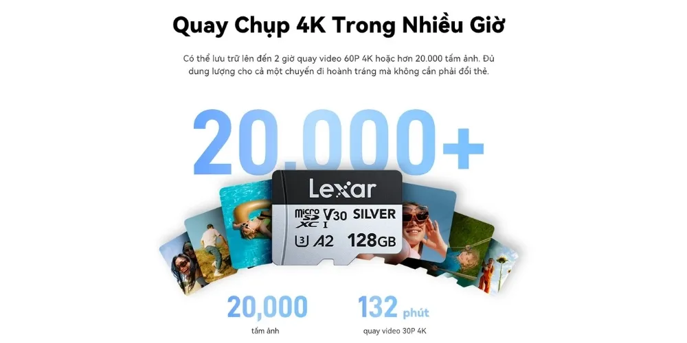 Thẻ Nhớ Lexar Professional Silver Micro Sdxc Uhs-I 22 Thẻ Nhớ Lexar Professional Silver Micro Sdxc Uhs-I (Kèm Adapter) - Akia Smart Home