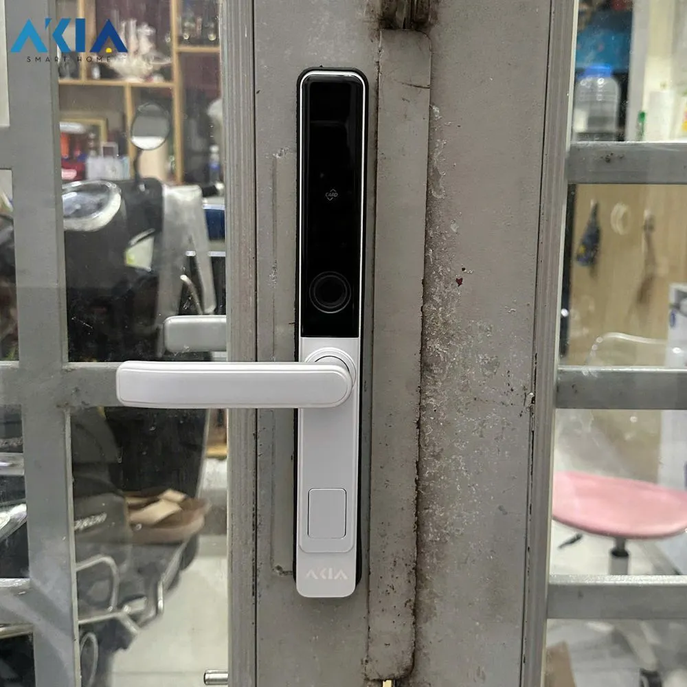 Khóa Vân Tay Thông Minh Cửa Nhôm Akia Sl101 20 Khóa Vân Tay Thông Minh Cửa Nhôm Akia Sl101 - Akia Smart Home