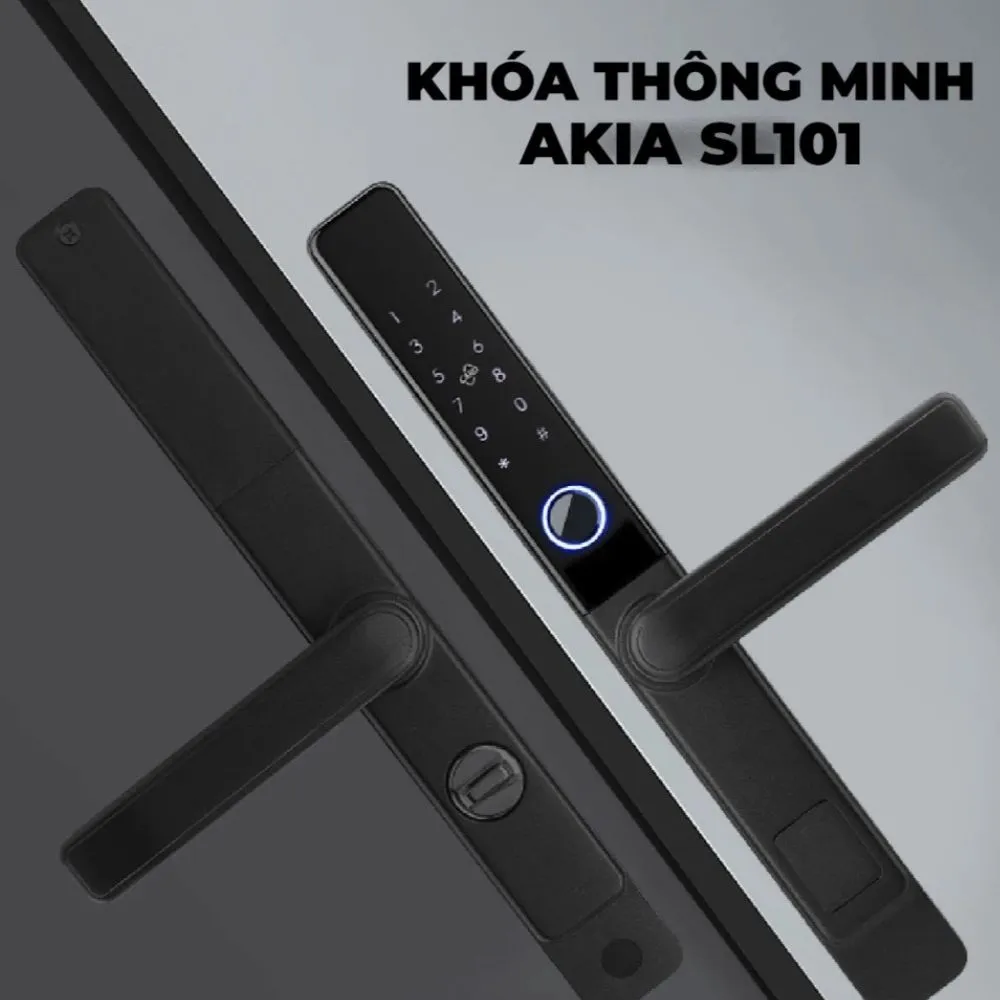 Khóa Vân Tay Thông Minh Cửa Nhôm Akia Sl101 11 Khóa Vân Tay Thông Minh Cửa Nhôm Akia Sl101 - Akia Smart Home