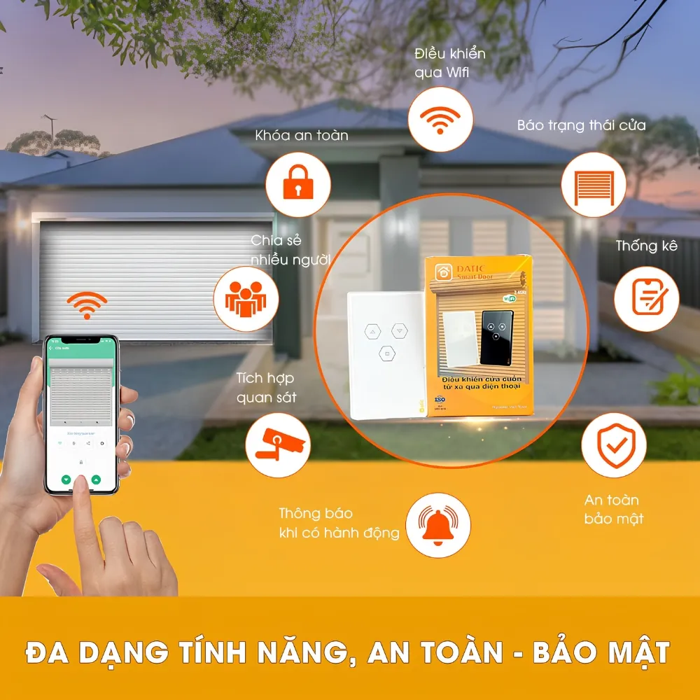 Công Tắc Cửa Cuốn Hunonic Datic Smart Door 11 Công Tắc Cửa Cuốn Hunonic Datic Smart Door - Akia Smart Home