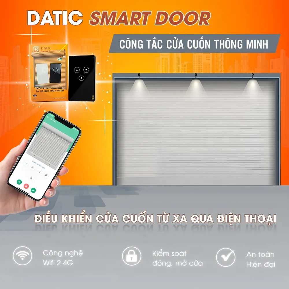 Công Tắc Cửa Cuốn Hunonic Datic Smart Door 9 Công Tắc Cửa Cuốn Hunonic Datic Smart Door - Akia Smart Home