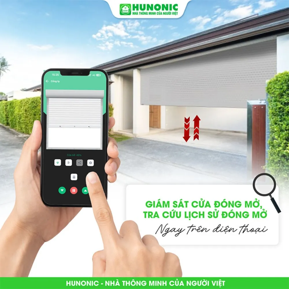 Công Tắc Cửa Cuốn Hunonic Door S – Phiên Bản Mới 10 Công Tắc Cửa Cuốn Hunonic Door S – Phiên Bản Mới - Akia Smart Home
