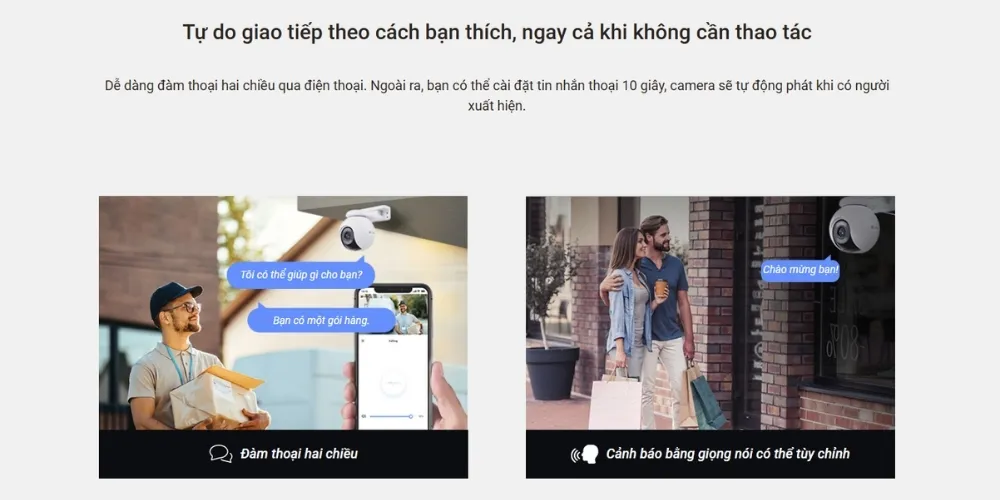 Camera Ngoài Trời Wifi Quay Quét Ezviz H8X 2K 16 Camera Ngoài Trời Wifi Quay Quét Ezviz H8X 2K - Akia Smart Home