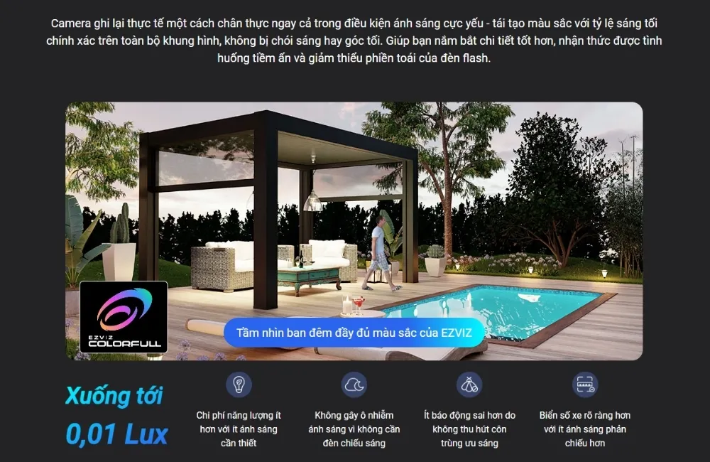 Camera Ngoài Trời Wifi Quay Quét Ezviz H8X 2K 11 Camera Ngoài Trời Wifi Quay Quét Ezviz H8X 2K - Akia Smart Home