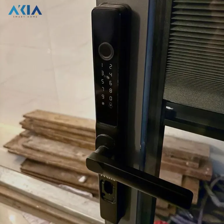 Khóa cửa vân tay cửa nhôm XingFa AKIA HR-21 – Hỗ trợ Matter Apple HomeKit - AKIA Smart Home