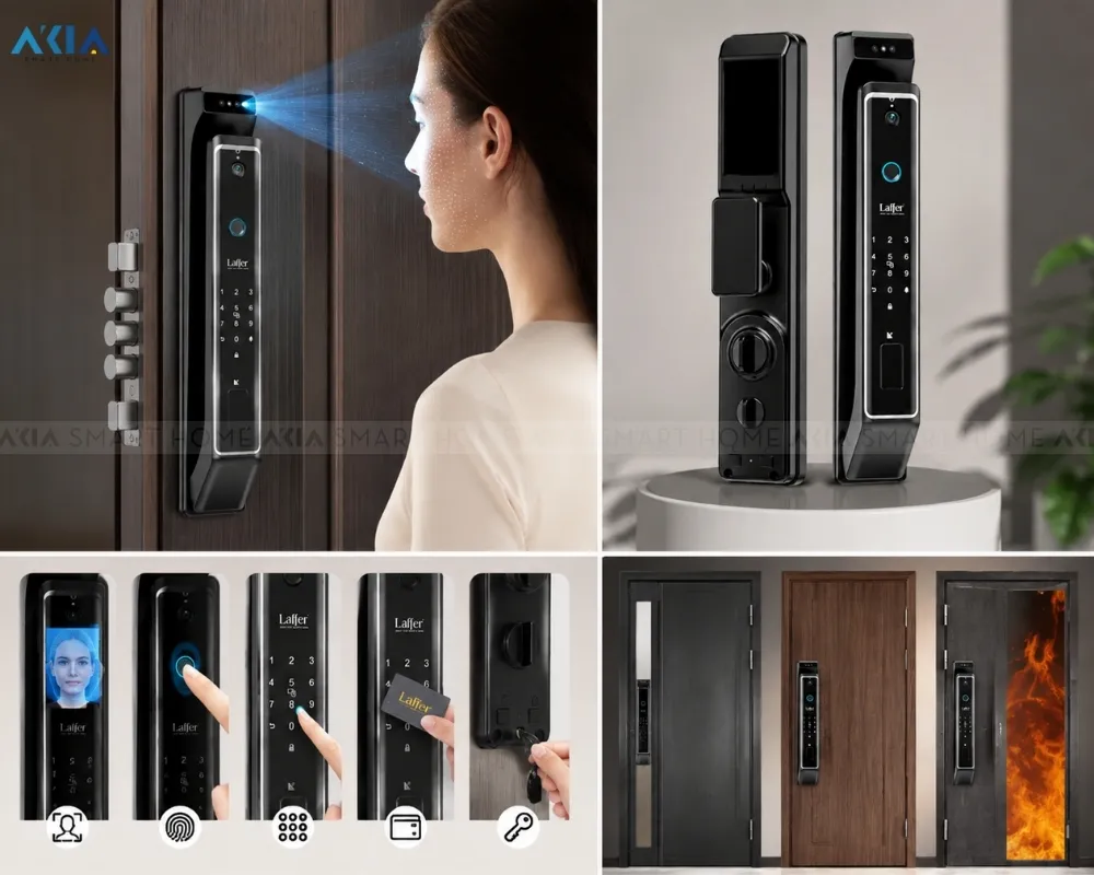 Khóa Cửa Vân Tay Điện Tử Nhận Diện Khuôn Mặt Laffer Fd06 26 Khóa Cửa Vân Tay Điện Tử Nhận Diện Khuôn Mặt Laffer Fd06 - Akia Smart Home