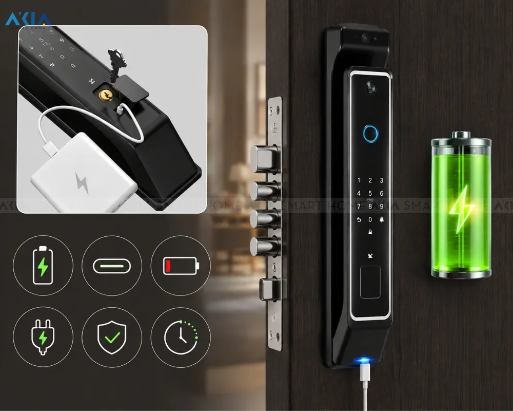 Khóa Cửa Vân Tay Điện Tử Nhận Diện Khuôn Mặt Laffer Fd06 31 Khóa Cửa Vân Tay Điện Tử Nhận Diện Khuôn Mặt Laffer Fd06 - Akia Smart Home