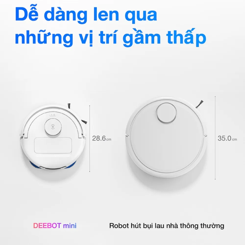 Robot Hút Bụi Lau Nhà Ecovacs Deebot Mini - Akia Smart Home