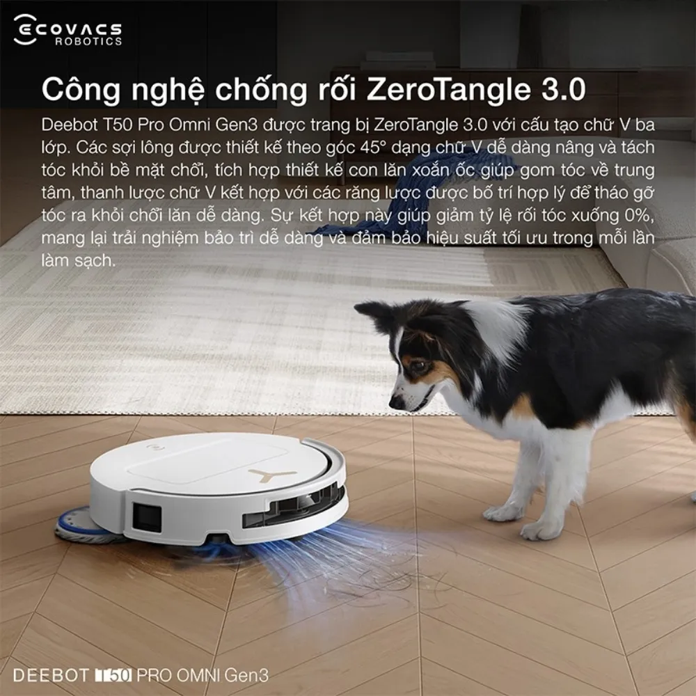 Robot Hút Bụi Lau Nhà Ecovacs Deebot T50 Pro Omni Gen3 53 Robot Hút Bụi Lau Nhà Ecovacs Deebot T50 Pro Omni Gen3 - Akia Smart Home