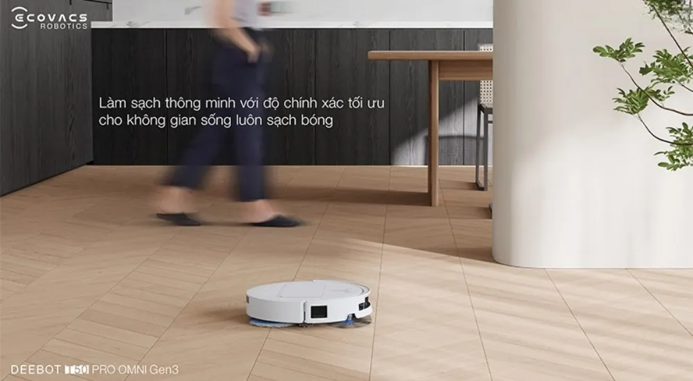 Robot Hút Bụi Lau Nhà Ecovacs Deebot T50 Pro Omni Gen3 47 Robot Hút Bụi Lau Nhà Ecovacs Deebot T50 Pro Omni Gen3 - Akia Smart Home