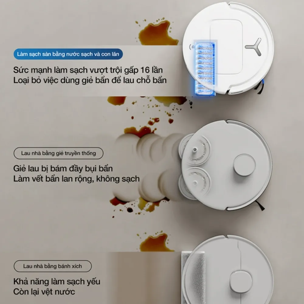 Robot Hút Bụi Lau Nhà Ecovacs Deebot T80 Omni - Akia Smart Home
