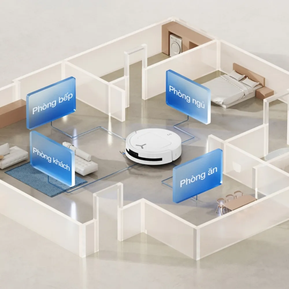 Robot Hút Bụi Lau Nhà Ecovacs Deebot T80 Omni - Akia Smart Home