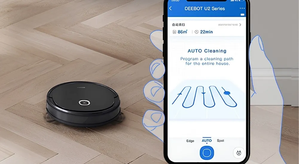 Robot Hút Bụi Lau Nhà Thông Minh Ecovacs Deebot U2 Pro 15 Robot Hút Bụi Lau Nhà Thông Minh Ecovacs Deebot U2 Pro - Akia Smart Home