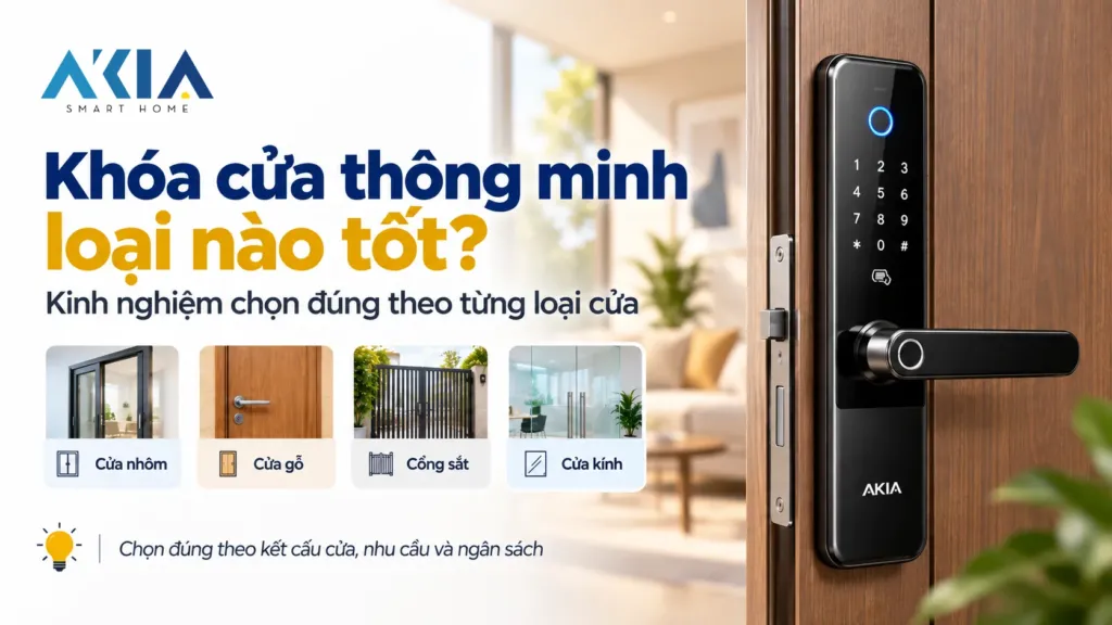 Khóa Cửa Thông Minh Loại Nào Tốt? Kinh Nghiệm Chọn & Top Mẫu Đáng Mua Nhất trong năm 2026