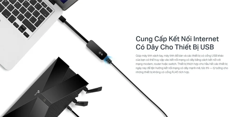 Bộ Chuyển Đổi Usb 3.0 Sang Ethernet Gigabit Tp-Link Ue306 10 Bộ Chuyển Đổi Usb 3.0 Sang Ethernet Gigabit Tp-Link Ue306 - Akia Smart Home