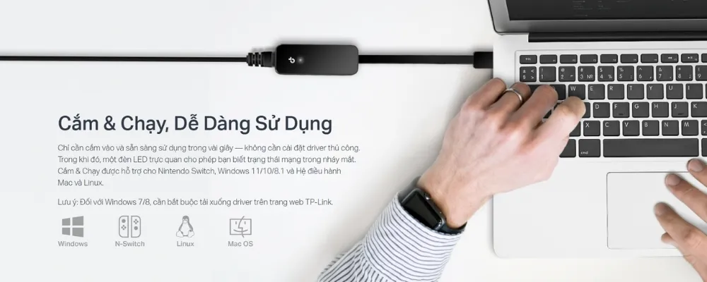Bộ Chuyển Đổi Usb 3.0 Sang Ethernet Gigabit Tp-Link Ue306 14 Bộ Chuyển Đổi Usb 3.0 Sang Ethernet Gigabit Tp-Link Ue306 - Akia Smart Home