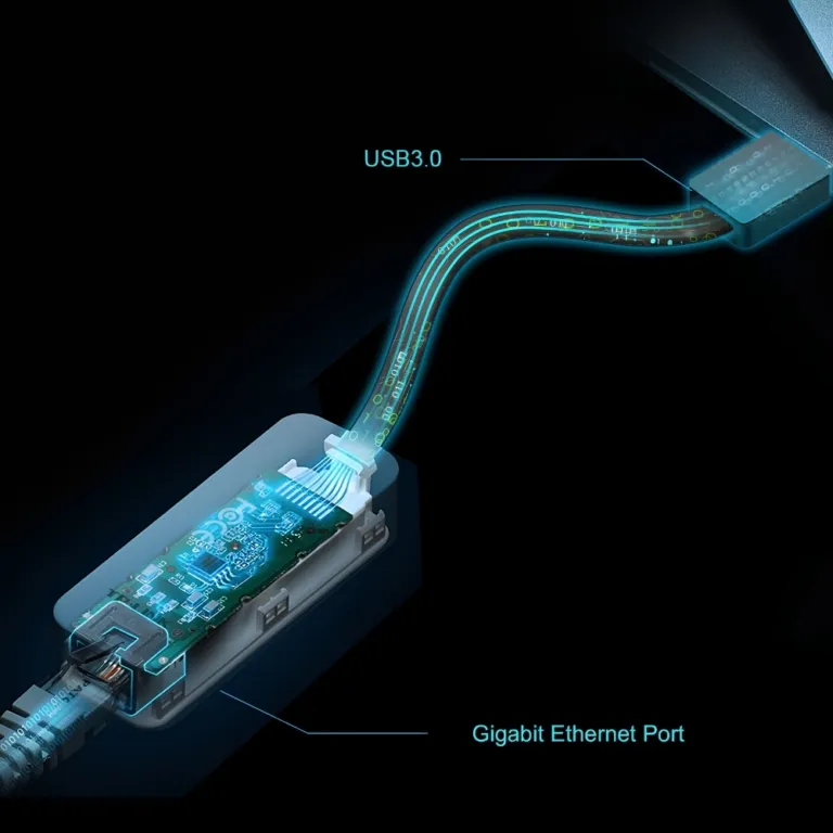 Bộ chuyển đổi USB 3.0 sang Ethernet Gigabit TP-LINK UE306 - AKIA Smart Home