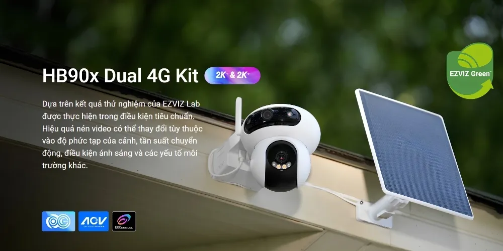 Camera Ngoài Trời 4G Ezviz Cs-Hb90X/Sp (4Mp+4Mp) 11 Camera Ngoài Trời 4G Ezviz Cs-Hb90X/Sp (4Mp+4Mp) - Akia Smart Home