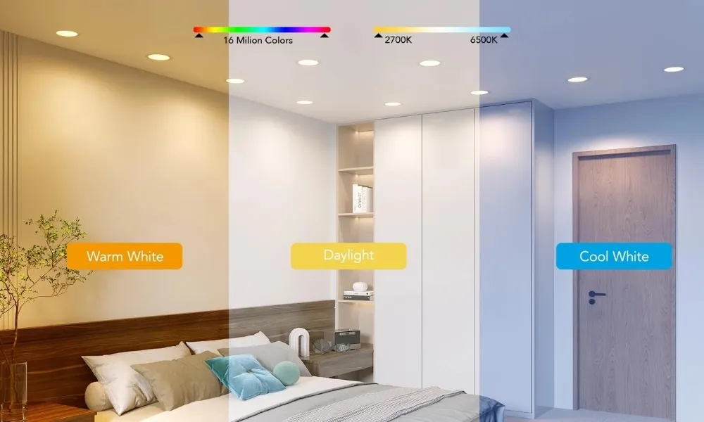 Đèn Led Âm Trần Govee B601B Hệ Màu Rgbww 4Inch 11W 2 Pack 10 Đèn Led Âm Trần Govee B601B Hệ Màu Rgbww 4Inch 11W 2 Pack - Akia Smart Home