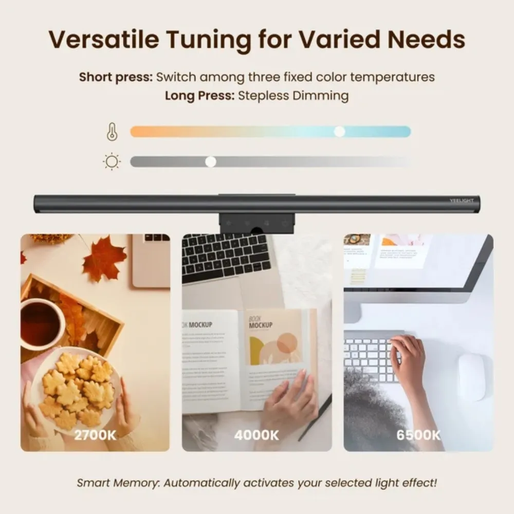 Đèn Led Thanh Treo Màn Hình Yeelight Aries 10 Đèn Led Thanh Treo Màn Hình Yeelight Aries - Akia Smart Home