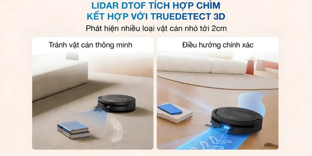 Robot Hút Bụi Lau Nhà Ecovacs Deebot T80 Max Omni 51 Robot Hút Bụi Lau Nhà Ecovacs Deebot T80 Max Omni – Đen - Akia Smart Home