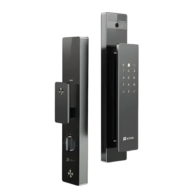 Bộ khóa cửa thông minh EZVIZ DL50FVS Plus mặt trong và mặt ngoài thiết kế siêu mỏng