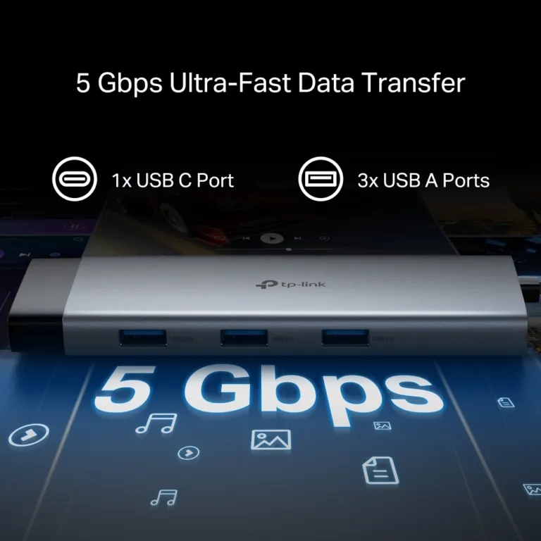 Hub kết nối type C 9 cổng TP-Link UH9120C - AKIA Smart Home