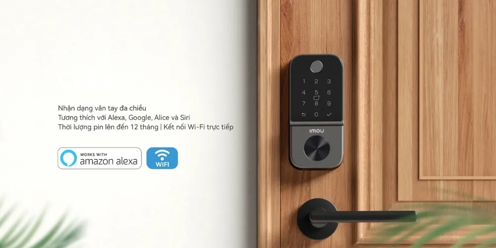 Khóa Cửa Vân Tay Thông Minh Wifi Imou Cubo 1 9 Khóa Cửa Vân Tay Thông Minh Wifi Imou Cubo 1 - Akia Smart Home